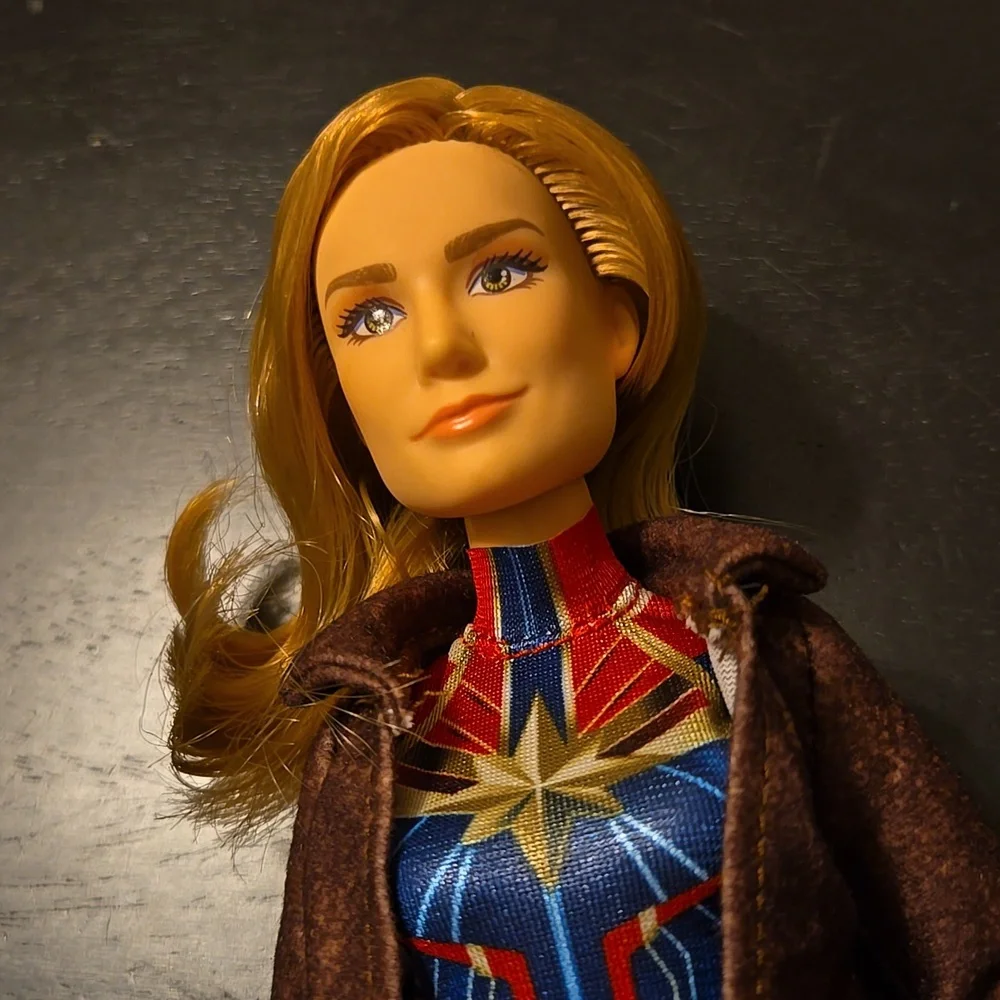 ToyShnip Captain Marvel  Doll and Marvel's Goose Cat